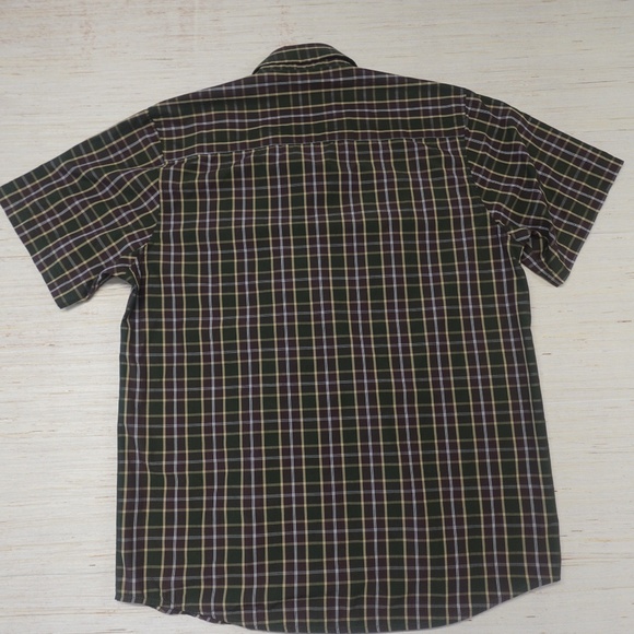 Dixxon “Scotch” Short Sleeve Bamboo Blend Plaid Shirt L - Picture 5 of 7